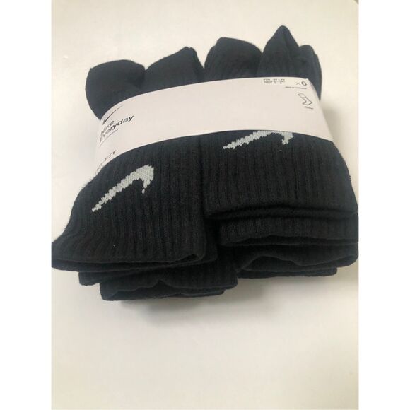 Nike Everyday Socks 6-pack size men’s 6-8, women’s 6-10, and youth 5Y-7Y - Picture 5 of 6